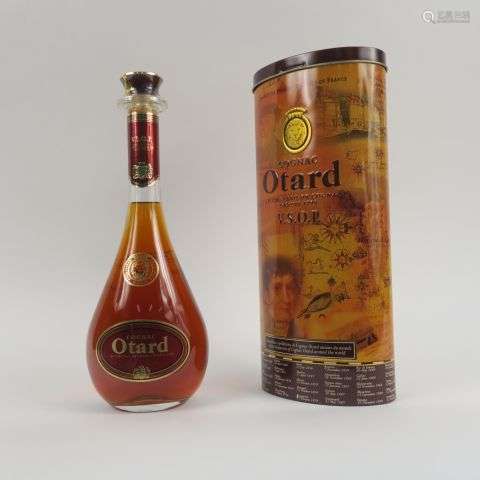 1 BOUTEILLE COGNAC OTARD V.S.O.P. - COFFRET