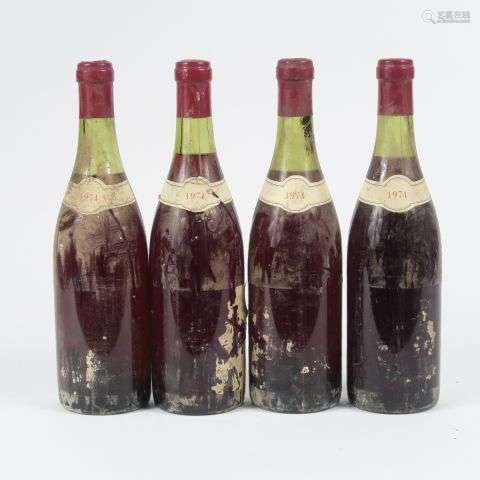 4 BOUTEILLES CLOS DE LA ROCHE DOMAINE MAUFFRÉ TRUCHO - 1974 ...