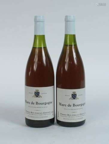 2 BOUTEILLES MARC DE BOURGOGNE P. BOUZEREAU EMONIN 42°