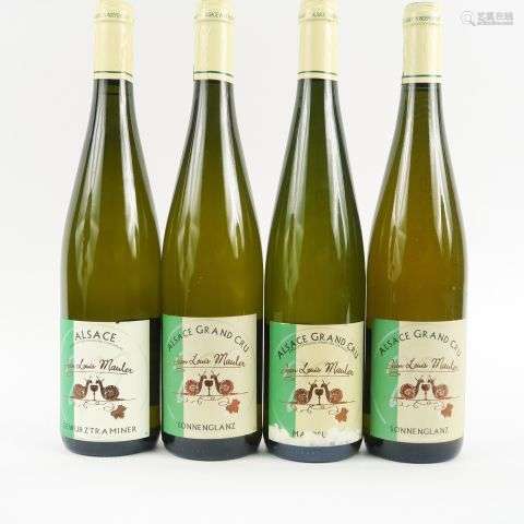 4 BOUTEILLES J.L. MAULER : 1 PINOT GRIS GC 'MANDELBERG' 2012...