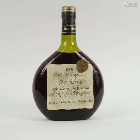 1 BOUTEILLE BAS ARMAGNAC SAMALENS 42° - 1888