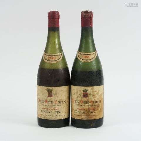 2 BOUTEILLES NUITS ST GEORGES 'CLOS DE LA MARÉCHALE' LOUIS M...