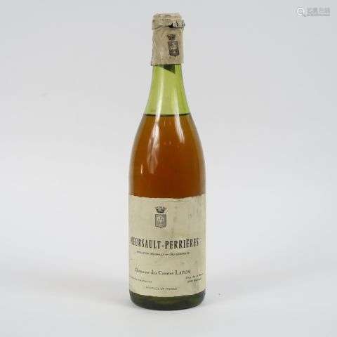 1 BOUTEILLE MEURSAULT PERRIERES DOMAINE DES COMTES LAFON - 1...