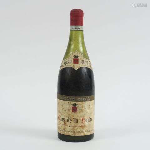 1 BOUTEILLE CLOS DE LA ROCHE LOUIS MAX - 1959 - 7 CM