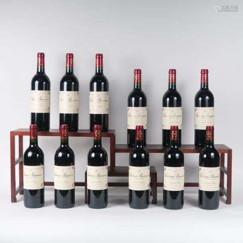 12 BOUTEILLES CHÂTEAU BRANAIRE DUCRU GCC ST JULIEN - 1998 - ...