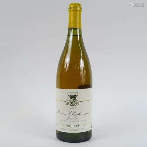 1 BOUTEILLE CORTON CHARLEMAGNE GC SAVOUR CLUB - 1997