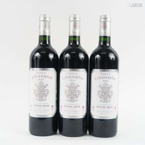 3 BOUTEILLES CHÂTEAU LA FLEUR DE GAY POMEROL - 2010