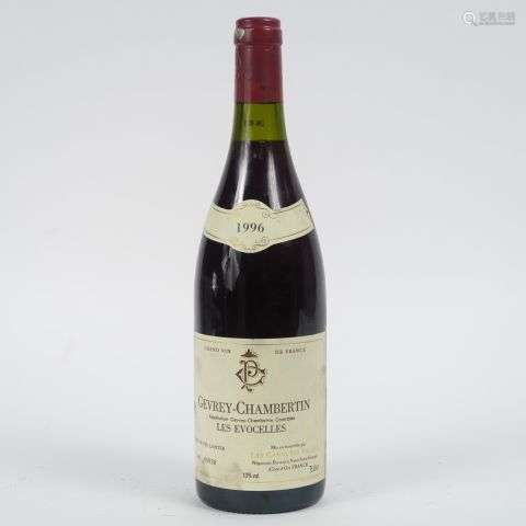 1 BOUTEILLE GEVREY CHAMBERTIN 'LES EVOCELLES' LES CAVES DU P...