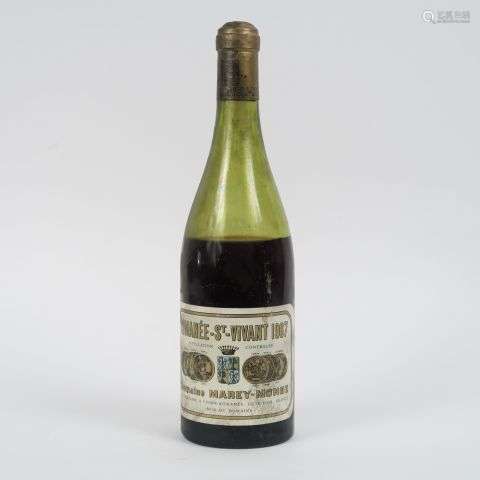 1 BOUTEILLE ROMANÉE ST VIVANT DOMAINE MAREY MONGE - 1967 - 1...