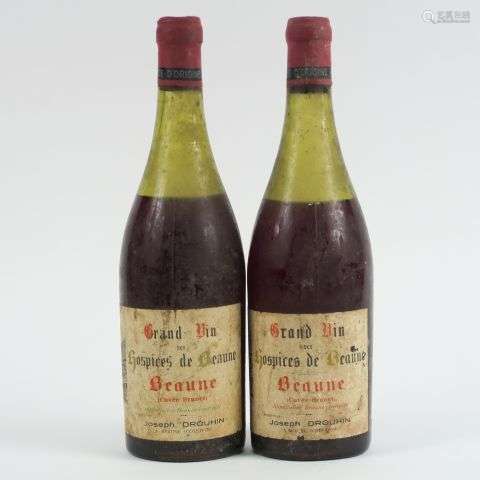 2 BOUTEILLES BEAUNE HOSPICES DE BEAUNE 'CUVÉE BRUNET' JOSEPH...