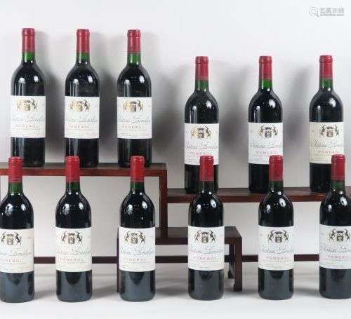 12 BOUTEILLES CHÂTEAU BONALGUE POMEROL - 1990 - CBO - BG