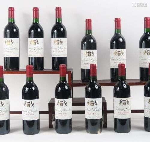 12 BOUTEILLES CHÂTEAU BONALGUE POMEROL - 1990 - CBO - BG