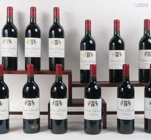 12 BOUTEILLES CHÂTEAU BONALGUE POMEROL - 1990 - CBO - BG