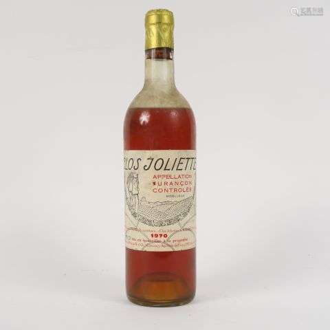 1 BOUTEILLE CLOS JOLIETTE JURANÇON - 1970 - BEP