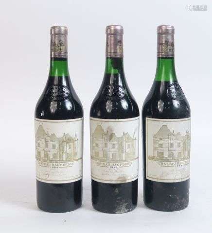 3 BOUTEILLES CHÂTEAU HAUT BRION 1er GCC GRAVES - 1984 - 1 à ...