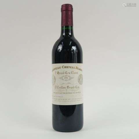 1 BOUTEILLE CHÂTEAU CHEVAL BLANC 1er GCC ST EMILION - 1992