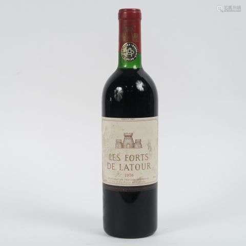 1 BOUTEILLE LES FORTS DE LATOUR PAUILLAC - 1970 - BG