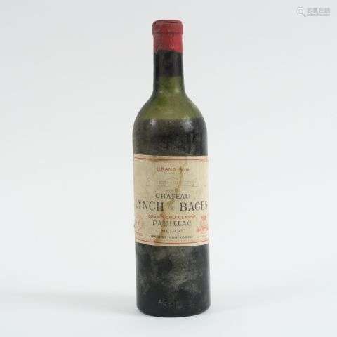 1 BOUTEILLE CHÂTEAU LYNCH BAGES GCC PAUILLAC - 1955 - BEP