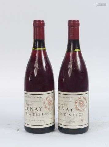 2 BOUTEILLES VOLNAY 'CLOS DES DUCS' MARQUIS D'ANGERVILLE - 1...