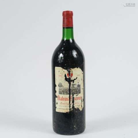 1 MAGNUM CHÂTEAU LESCOURS GC ST EMILION - 1975 - BG/EA