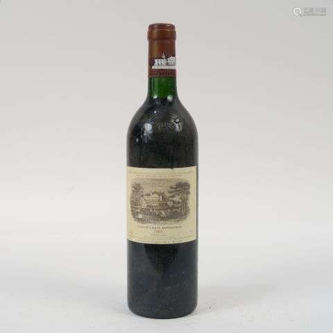 1 BOUTEILLE CHÂTEAU LAFITE ROTHSCHILD 1er GCC PAUILLAC - 198...