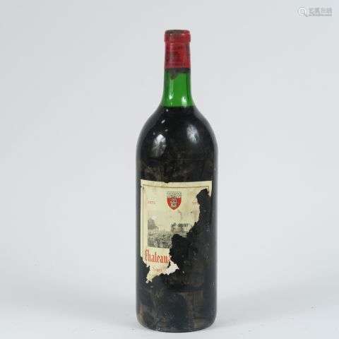 1 MAGNUM CHÂTEAU LESCOURS GC ST EMILION - 1975 - LB/ETA/CAPS...