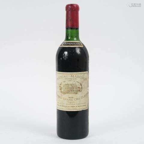 1 BOUTEILLE CHÂTEAU MARGAUX 1er GCC GRAVES - 1970 - LB