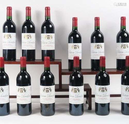 12 BOUTEILLES CHÂTEAU BONALGUE POMEROL - 1989 - CBO - BG