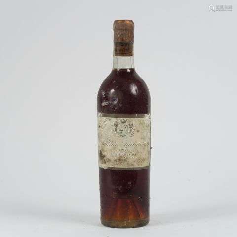 1 BOUTEILLE CHÂTEAU SUDUIRAUT 1er CC SAUTERNES - 1947 - BG/E...