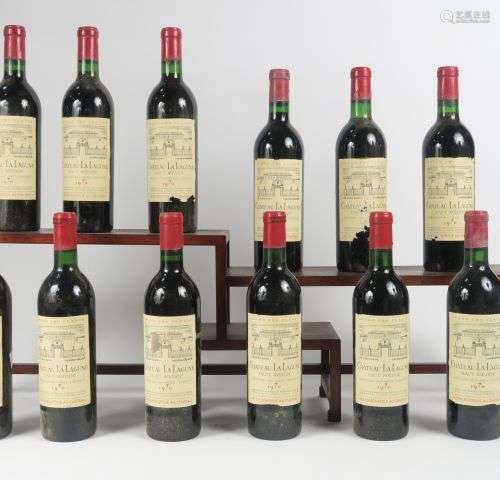 12 BOUTEILLES CHÂTEAU LA LAGUNE GCC HAUT MEDOC - 1970 - CBO ...