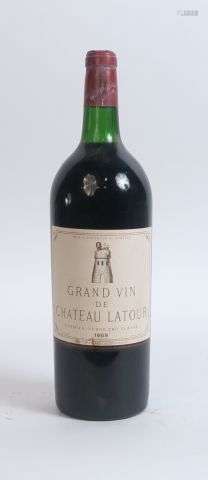 1 MAGNUM CHÂTEAU LATOUR 1er GCC PAUILLAC - 1969 - BG