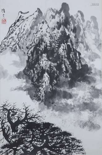 黎雄才 山水