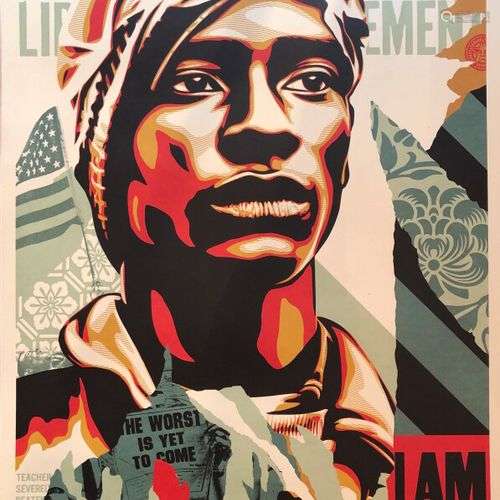 Shepard FAIREY ( Né en 1970 ) Les droits de vote sont des dr...