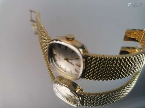 ROLEX- Montre bracelet en or jaune. PB: 55,54 grs (dans son ...