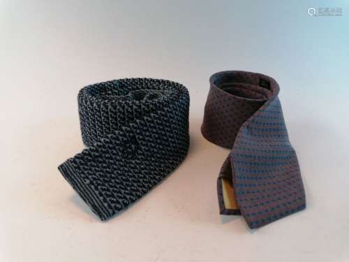 2 cravates Christian DIOR