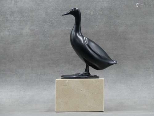 François POMPON (1855-1933) (d'après), Grand canard, sculptu...