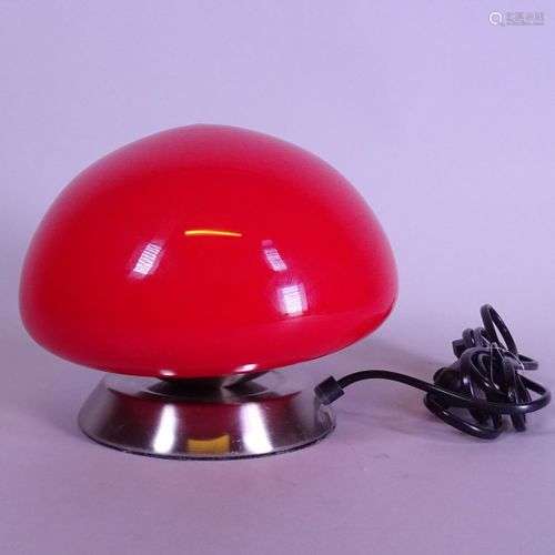 Luminaire Lampe de Table vintage Champignon- globe orange H:...