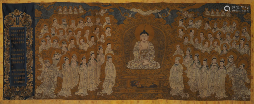 A Thangka of Sakyamuni Tale