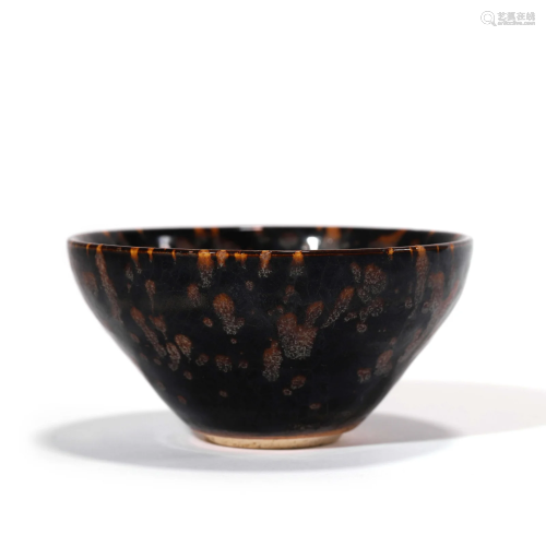 An Oil-Spot Tenmoku Tea Cup