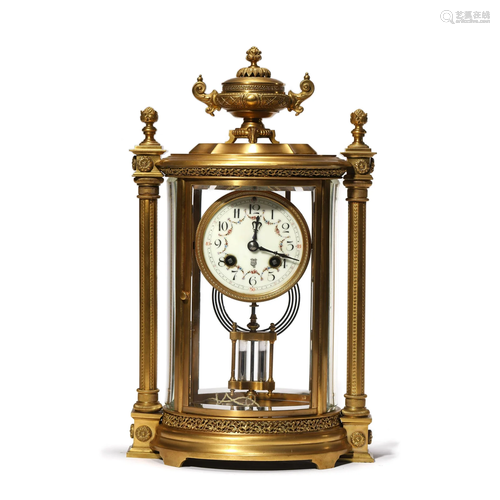 A western mantel clock