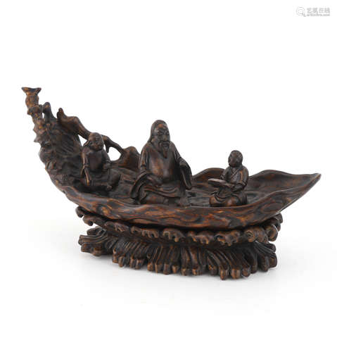 Aloeswood Figure of Boat