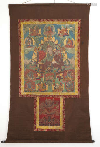Tibetan Thangka of Padmasambhava