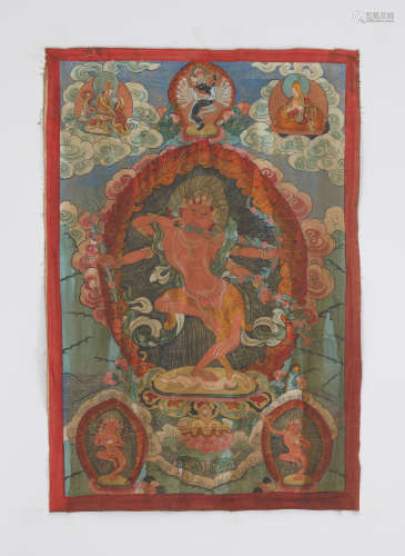 Tibetan Thangka of Dakini