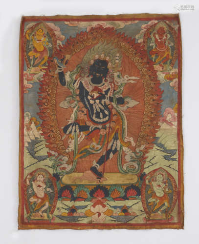 Tibetan Thangka of Vajravarahi