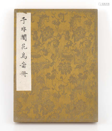 Chinese Album of Bird-and-Flower Painting by Yu Feian（Six Pa...