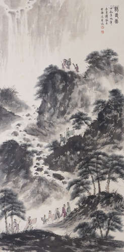 Chinese Landscape Painting by Fu Baoshi