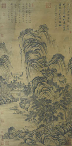 Chinese Landscape Painting by Juran