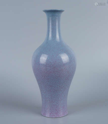 Lavender Glazed Guanyin Vase