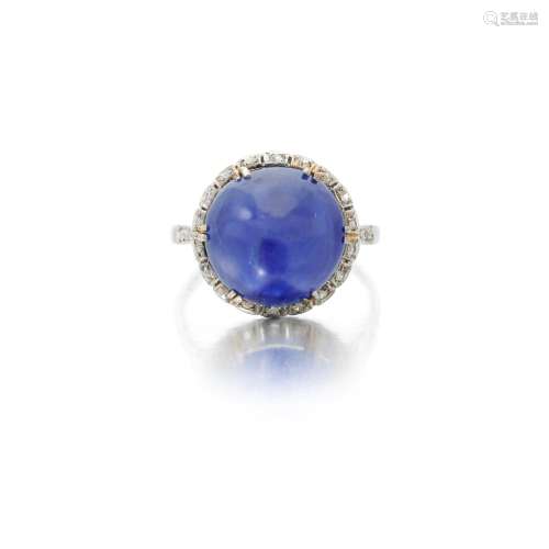 Sapphire and diamond ring (Anello in diamanti e zaffiro)