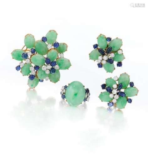 Collection of jadeite, sapphire and diamond jewels (Collezio...